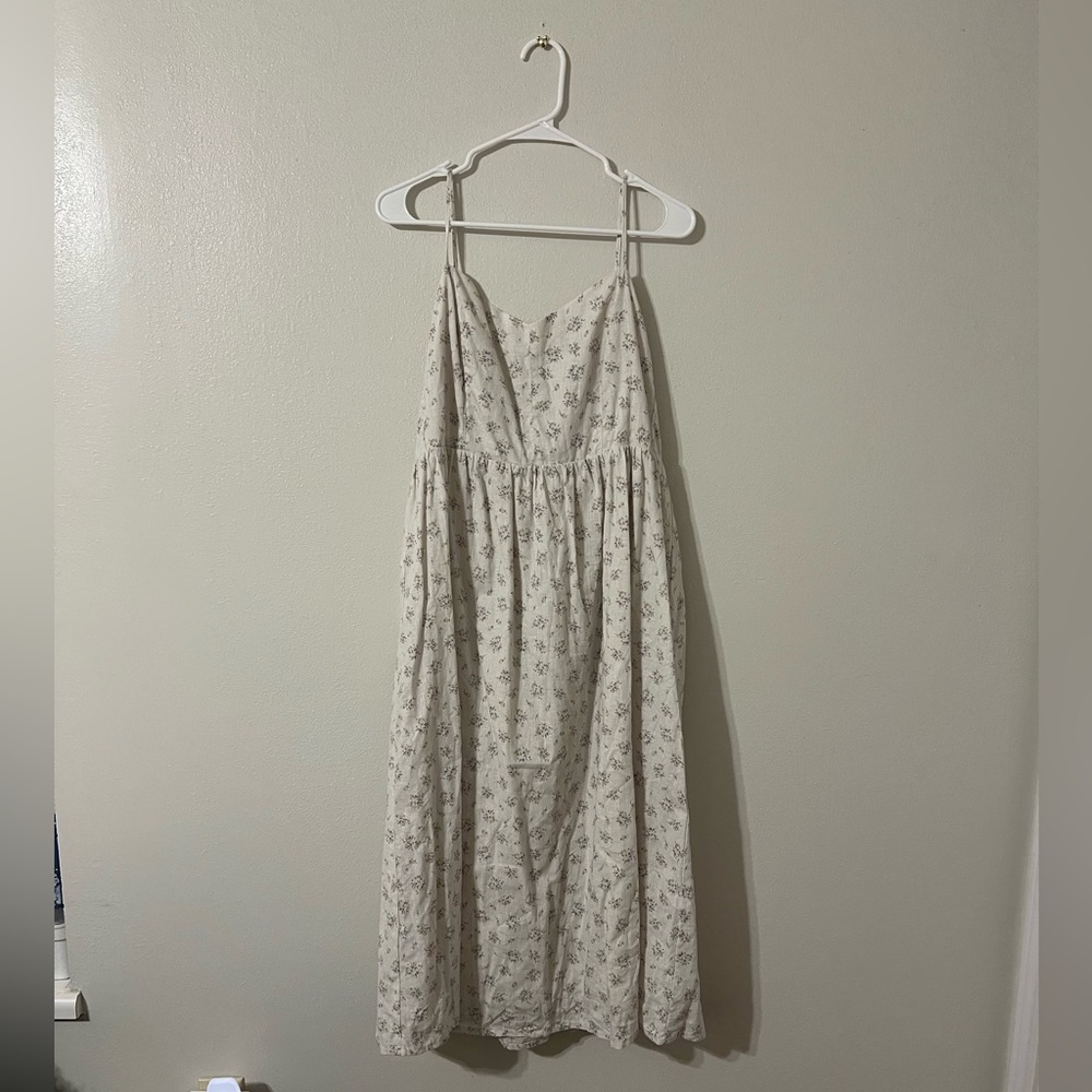 H&M Floral Linen Dress